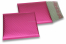 Luchtkussen enveloppen ECO mat metallic - roze 165 x 165 mm | Enveloppenland.nl