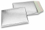 Luchtkussen enveloppen ECO metallic - zilver 180 x 250 mm | Enveloppenland.nl