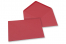 Wenskaart enveloppen gekleurd - rood, 133 x 184 mm | Enveloppenland.nl