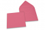 Wenskaart enveloppen gekleurd - roze, 155 x 155 mm | Enveloppenland.nl
