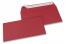 110 x 220 mm - Donkerrood gekleurde papieren enveloppen  | Enveloppenland.nl