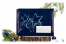 Kerst luchtkussen enveloppen, blauw + sterren | Enveloppenland.nl