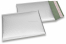 Luchtkussen enveloppen ECO mat metallic - zilver 180 x 250 mm | Enveloppenland.nl