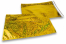 Goud holografisch folie enveloppen gekleurd metallic - 229 x 324 mm | Enveloppenland.nl