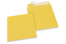160 x 160 mm -  Boterbloem geel gekleurde papieren enveloppen | Enveloppenland.nl