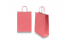 Papieren draagtassen gedraaide handgreep - fluweelrood, 220 x 100 x 310 mm, 90 gr | Enveloppenland.nl