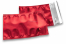 Rood gekleurde metallic folie enveloppen - 114 x 162 mm | Enveloppenland.nl