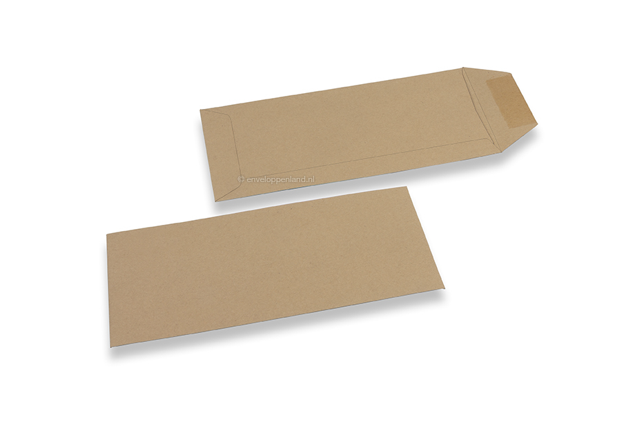 Gerecyclede enveloppen zakelijk, 110 x 220 mm, EA 5/6, Akte, gegomd, 80 grs.