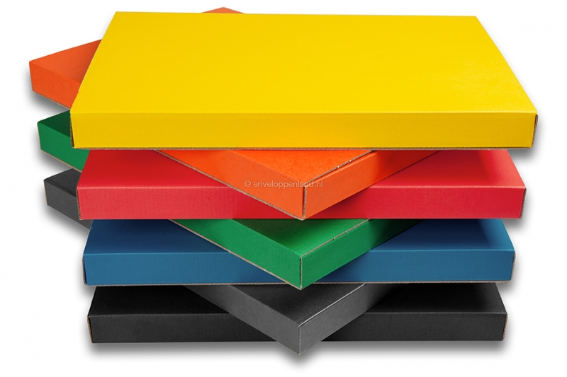 Brievenbusdozen mat gekleurd