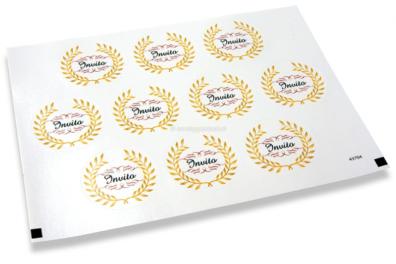 Sluitzegels party - invito