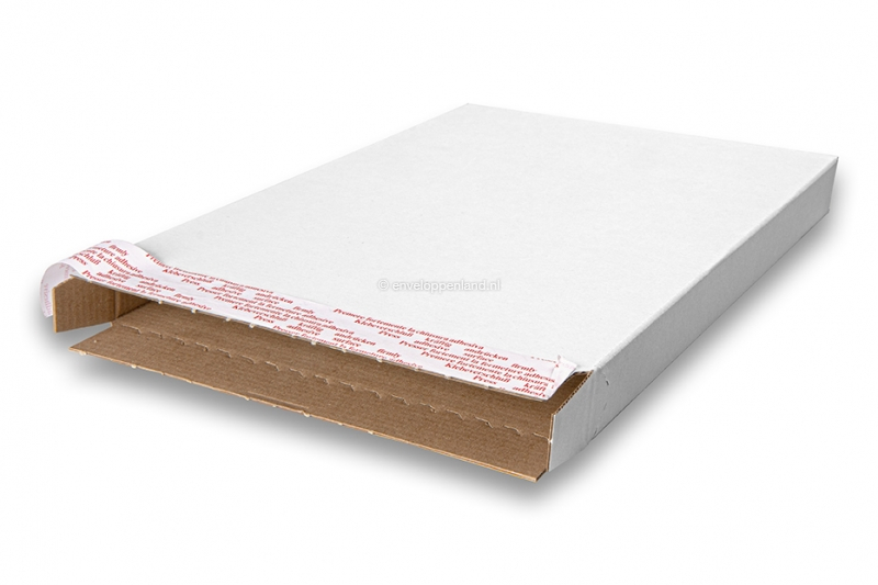 Brievenbusdoosjes met plakstrip - wit