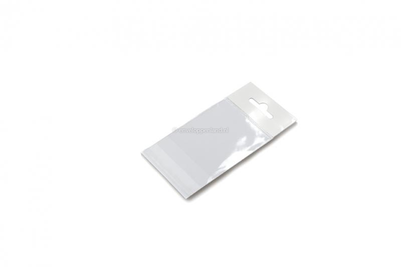 Cellofaanzakken met euroslot - 60 x 65 mm