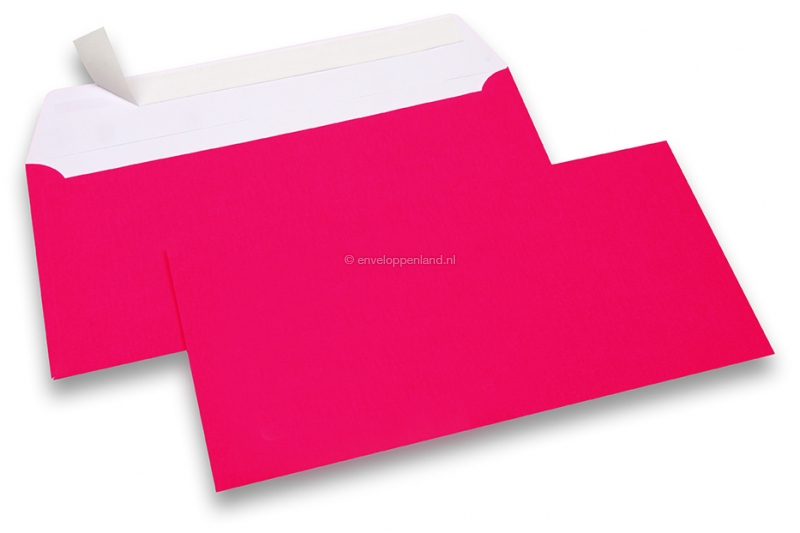 Neon enveloppen - roze, zonder venster