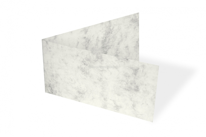 Marmer kaart - 90 x 173 mm, marmer grijs