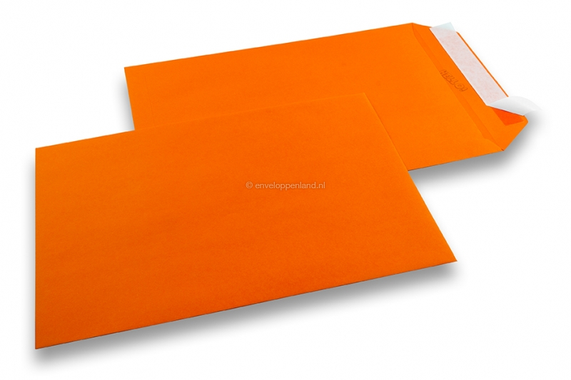 229 x 324 mm - Oranje  gekleurde papieren enveloppen 
