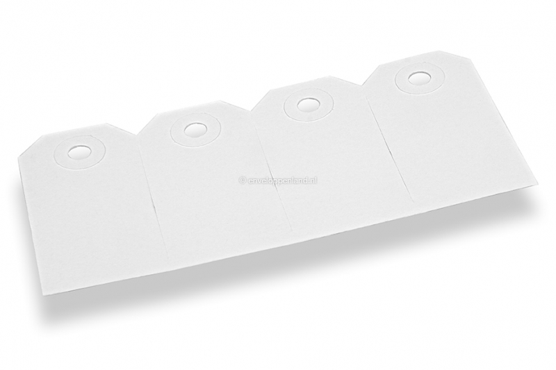 Kartonnen labels - Wit 35 x 70 mm