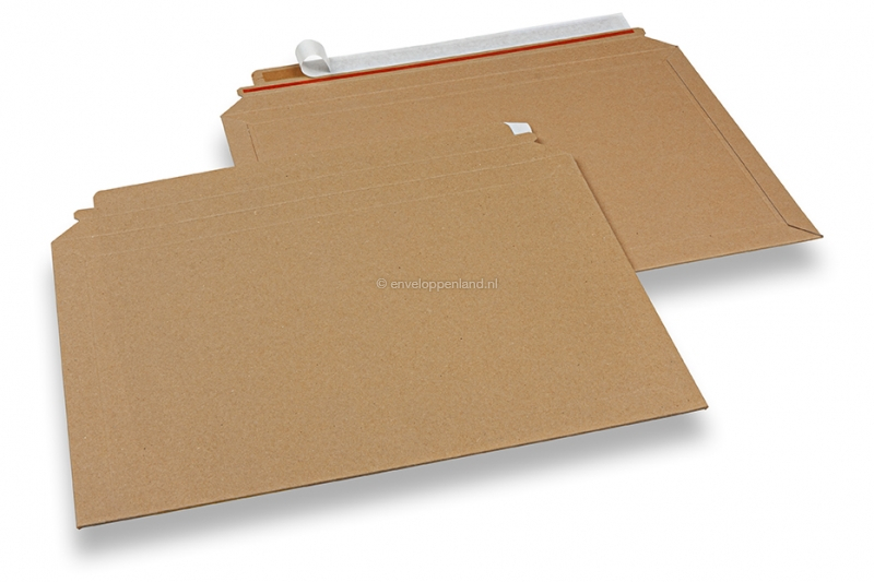 Kartonnen enveloppen bruin - 234 x 334 mm