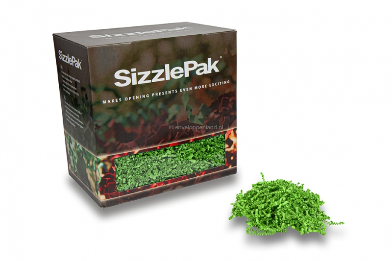 Opvulmateriaal SizzlePak - Lime groen (1.25 kg), 80 grams papier