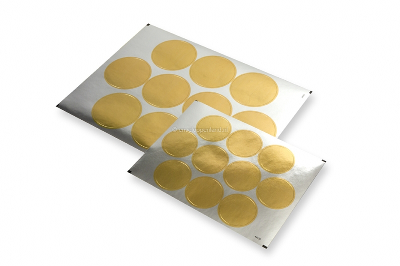 Sluitzegels glanzend - goud