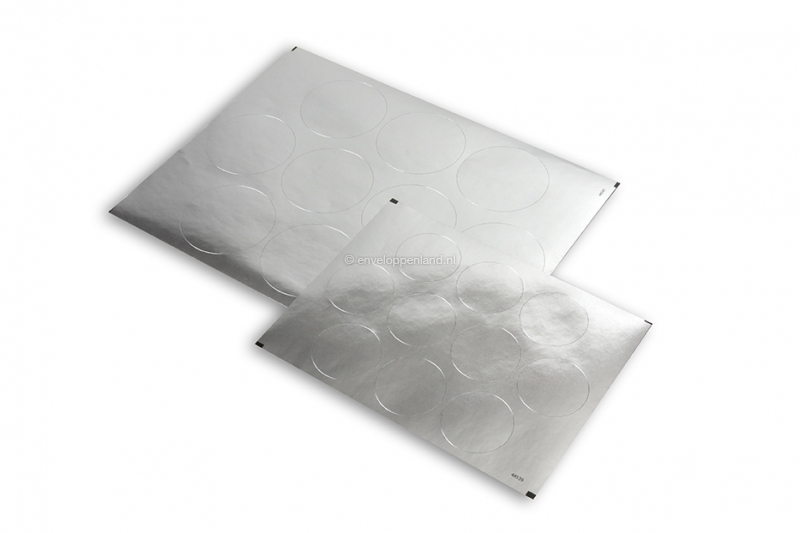 Sluitzegels glanzend - zilver