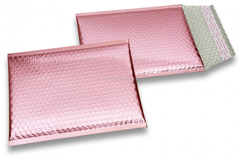Luchtkussen enveloppen ECO metallic - rosé goud 180 x 250 mm