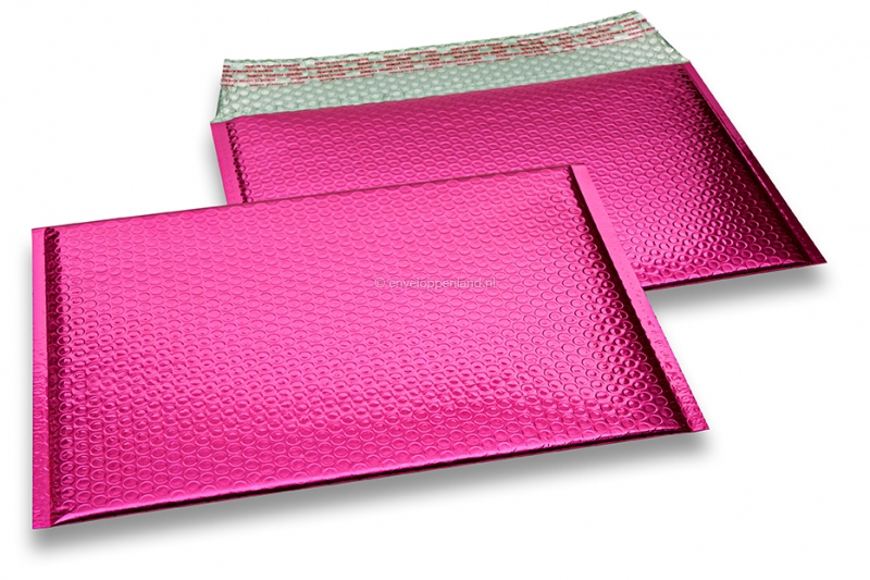 Luchtkussen enveloppen ECO metallic - roze 235 x 325 mm