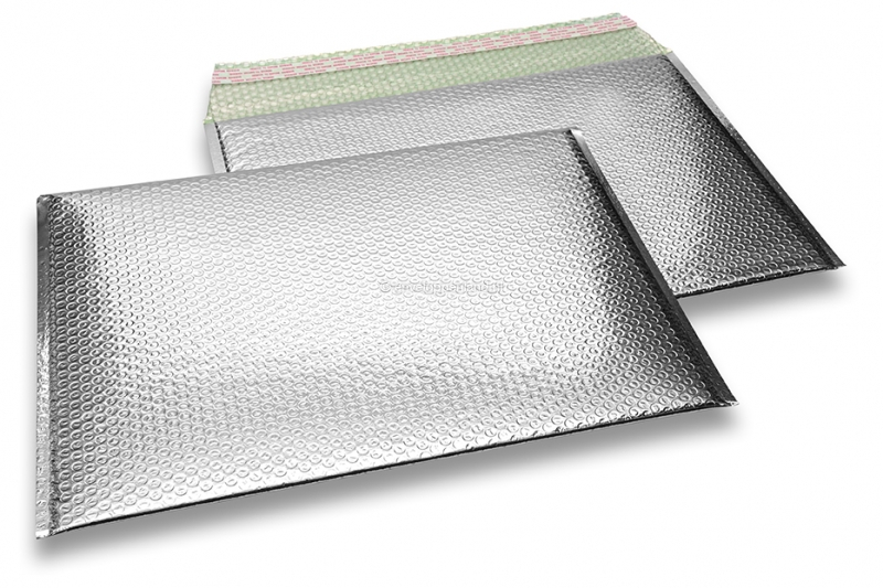 Luchtkussen enveloppen ECO metallic - zilver 320 x 425 mm