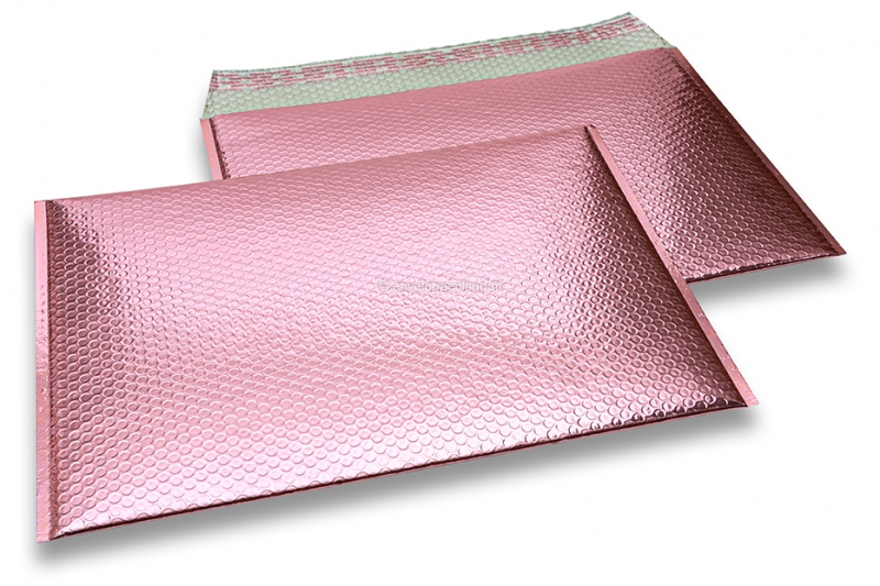 Luchtkussen enveloppen ECO metallic - rosé goud 320 x 425 mm