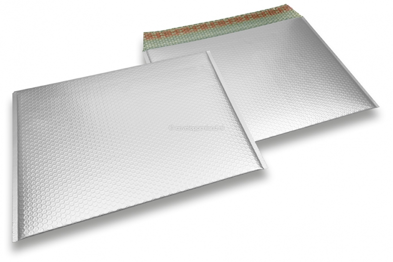 Luchtkussen enveloppen ECO mat metallic - zilver 320 x 425 mm