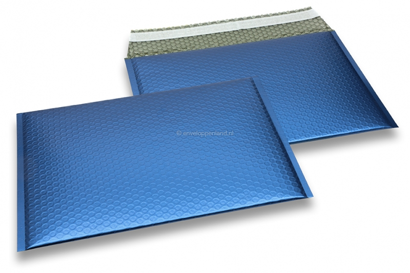 Luchtkussen enveloppen ECO mat metallic - donkerblauw 235 x 325 mm