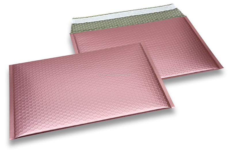 Luchtkussen enveloppen ECO mat metallic - rosé goud 235 x 325 mm