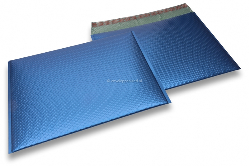 Luchtkussen enveloppen ECO mat metallic - donkerblauw 320 x 425 mm