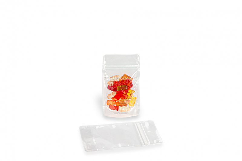 Stazakken transparant - 85 x 145 x 50 mm, 100 ml