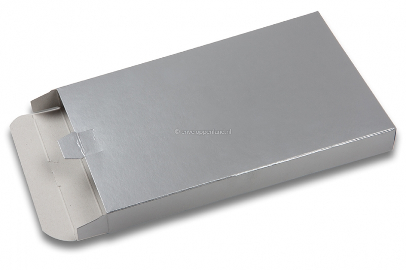 Brievenbusdoosjes glanzend gekleurd - zilver