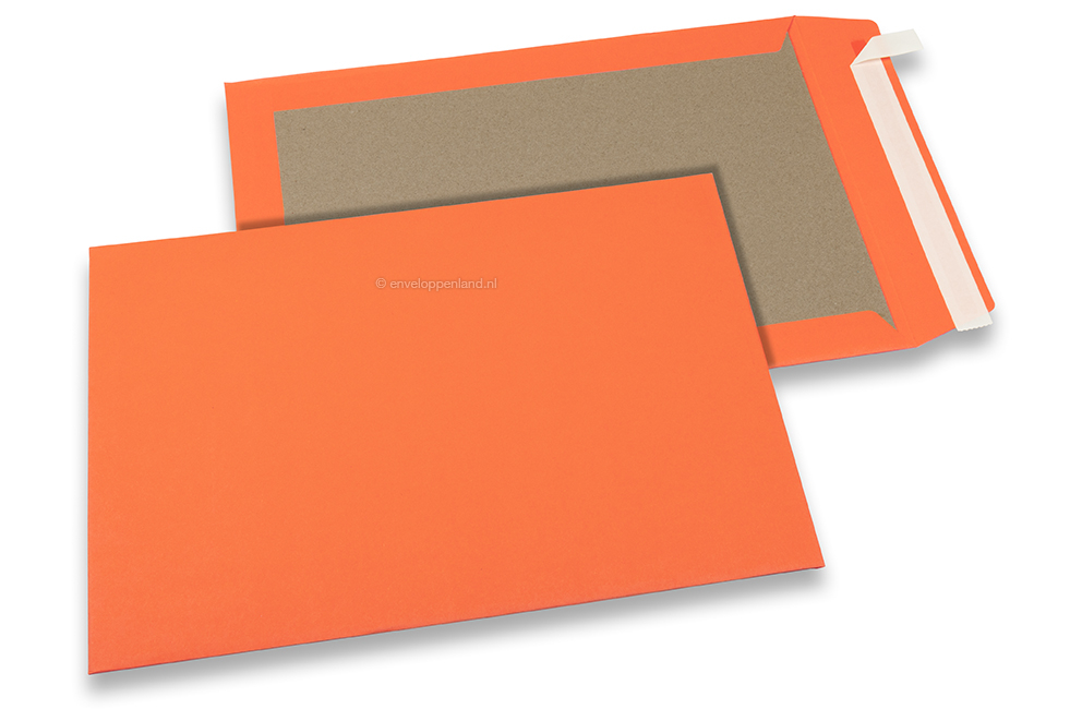 Bordrug enveloppen gekleurd - Oranje, 229 x 324 mm