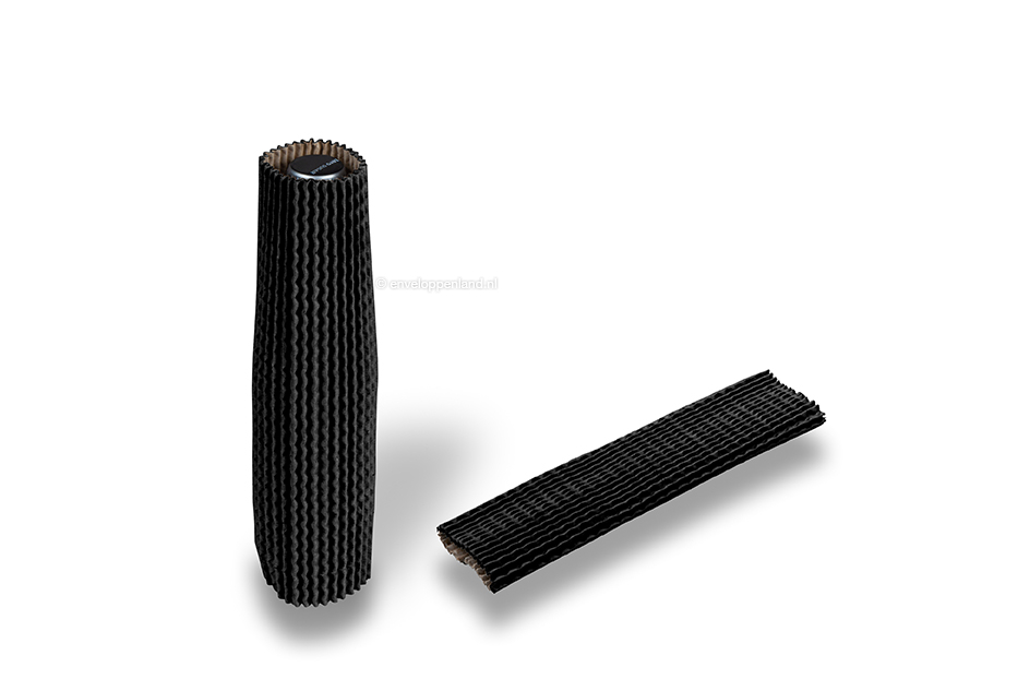 Kartonnen beschermhulzen zwart - 23 cm hoog: voor een diameter van 3.5 cm tot 5.5 cm