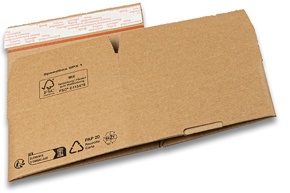 Autolockdoos SpeedBox - bruin, 160 x 130 x 70 mm - SPX1