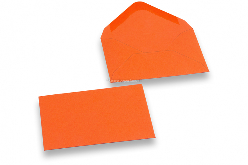 Oranje mini envelopjes
